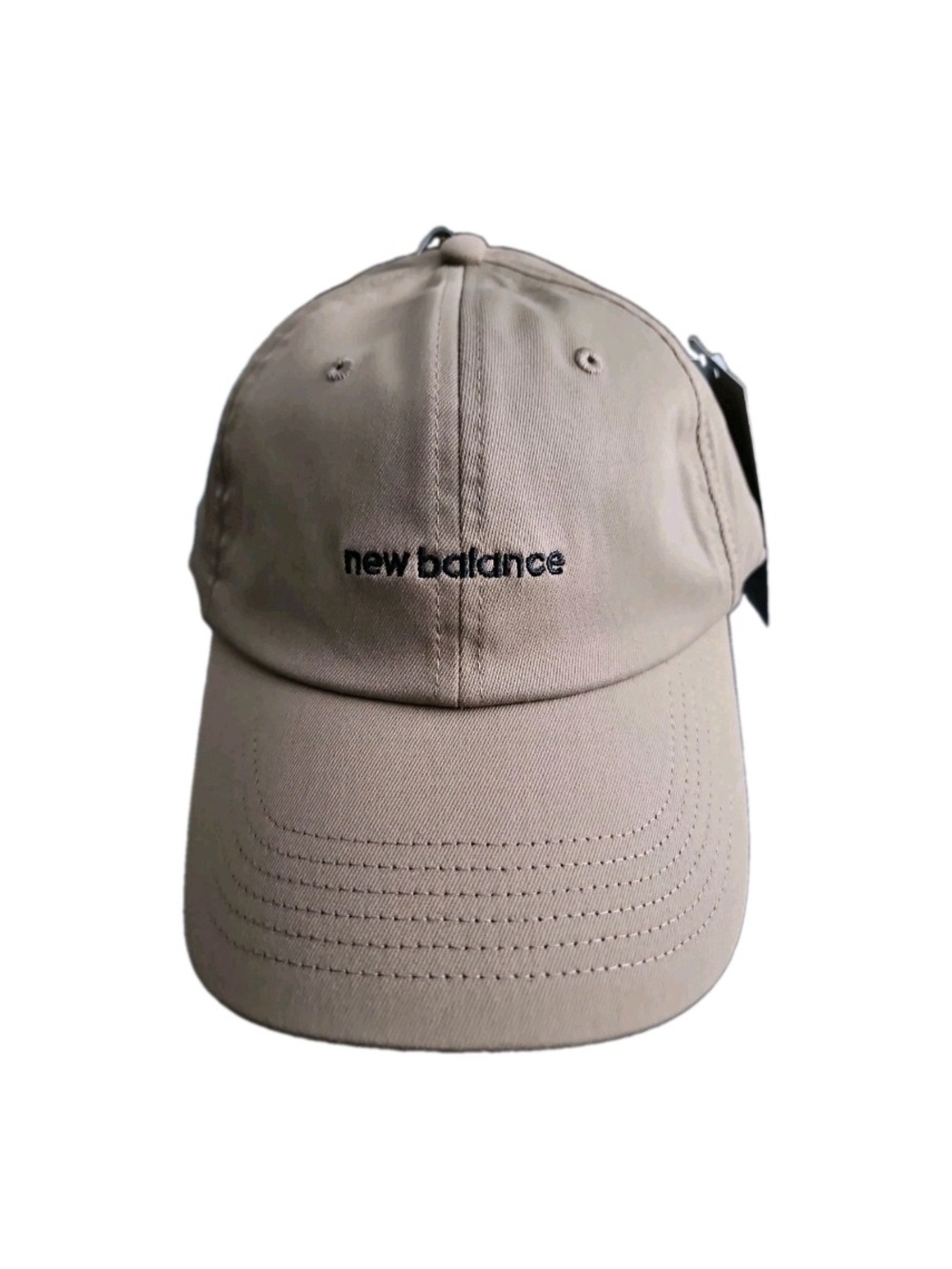 New Balance Slideback Hat Tan One Size Adjustable Embroidered 6 Panel